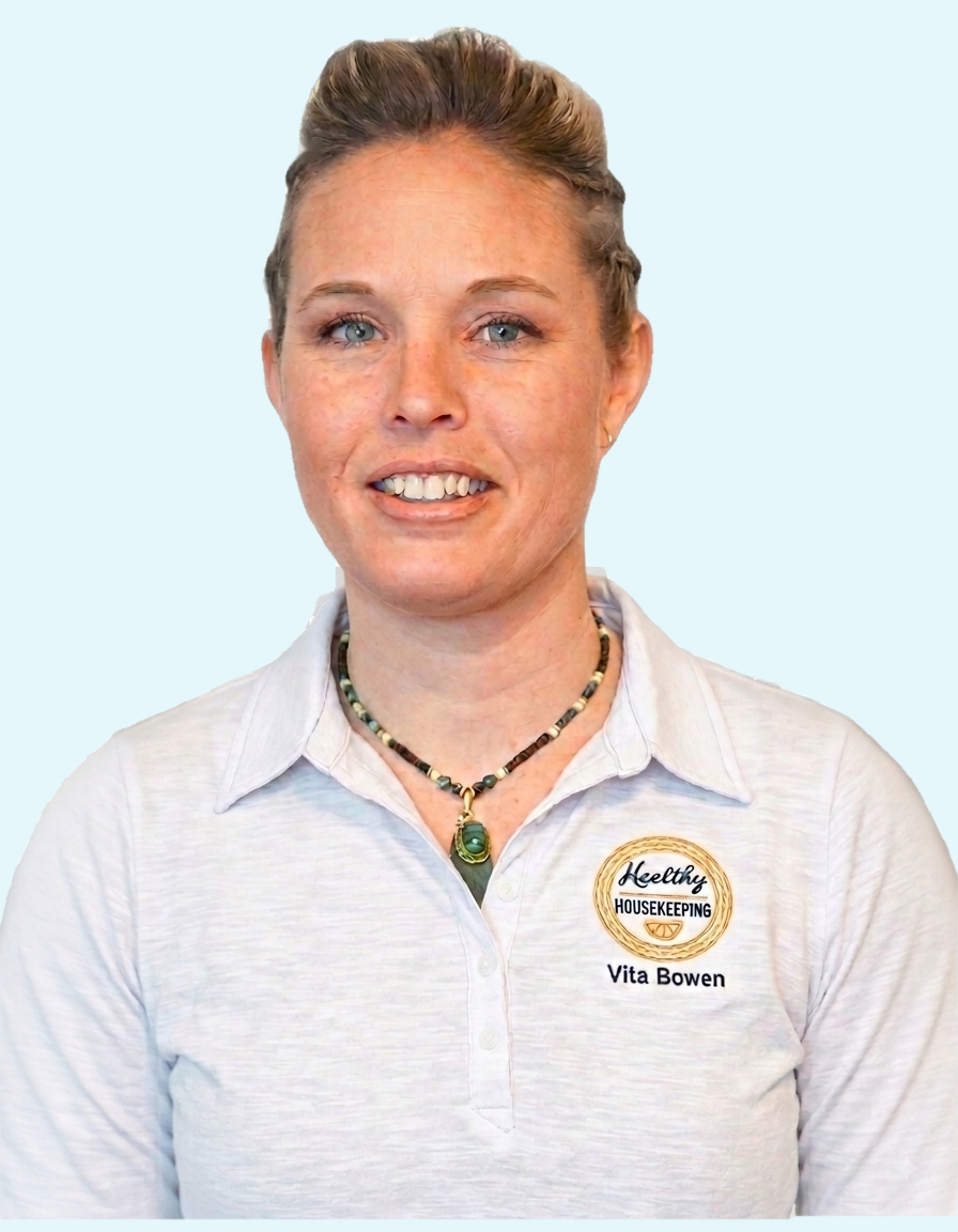 Vita Bowen, owner of Healthy Housekeeping
